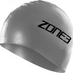 Zone3-OW Accessories-Silicone Swim Cap-Cutout-Silver